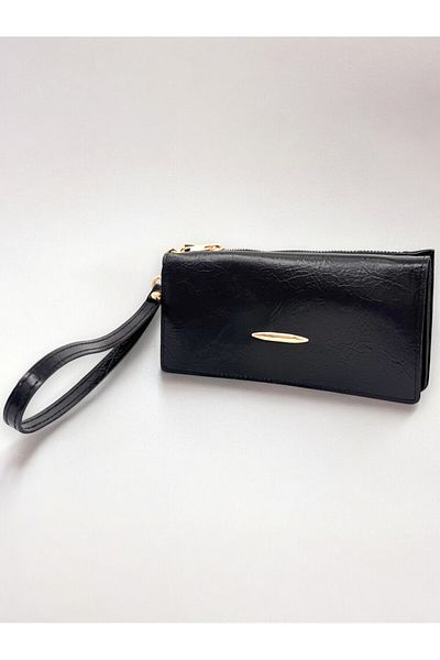 UCCELLO Hand Straped Zipper Detail Women's Wallet Hand Bag