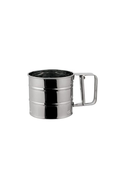ALTOM DESIGN Sită Altom, oțel inoxidabil, făină, zahăr, 9,2 x H. 10,5 cm
