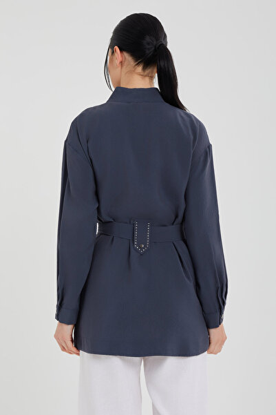 Jupe Accessory Detailed Belted Cap 9257