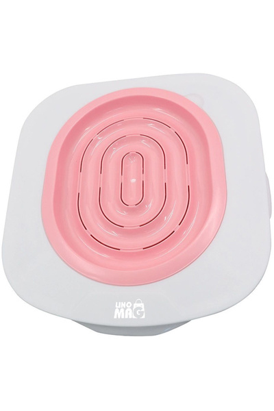 Linomag Προσαρμογέας Τουαλέτας Γάτας, Κιτ Εκπαίδευσης Τουαλέτας Γάτας, Ροζ