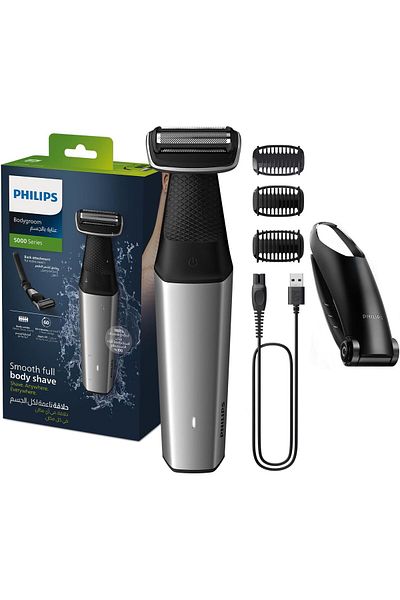 Philips Bodygroom BG5021/15, Groin & Body Trimmer, 60min Cordless