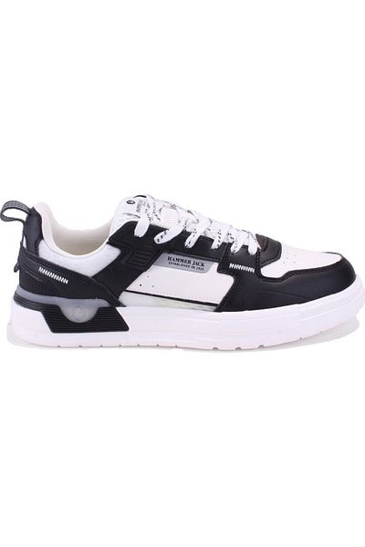 Hammer Jack Ανδρικά λευκά-μαύρα παπούτσια Soprano M Casual Shoes 101 25205-m-1731