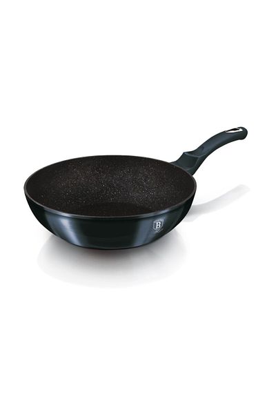 Berlinger Haus Wok cu suprafață de marmură 28 cm Metallic Line Aquamarine Edition