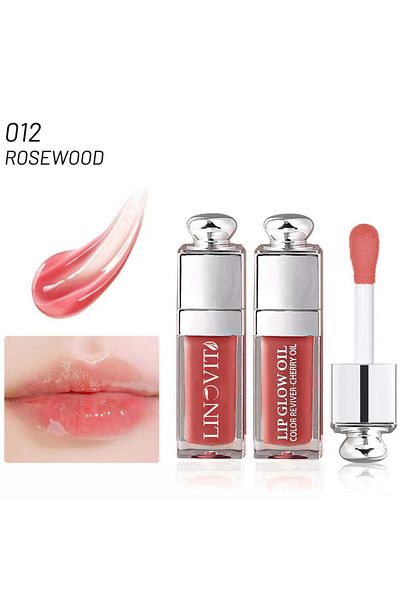 Linovit ® Lip Oil With Sweet Cherry Oil, 6ml, Color 012 Rosewood