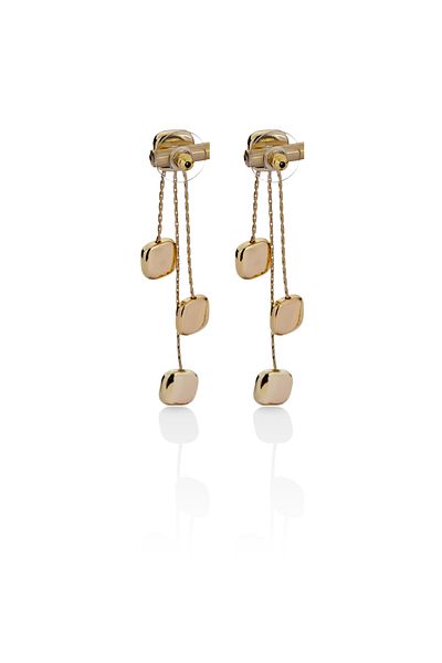 Mesmera 14K Plated 3 Piece Dangle Earrings