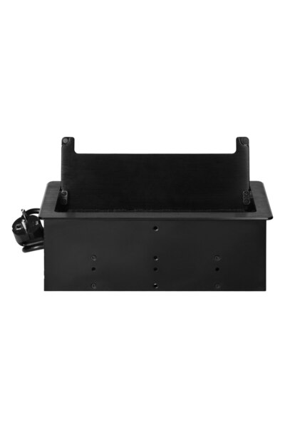 Orno OR-GM-9041(GS)/B Εντοιχιζόμενη πρίζα Schuko, 2 πρίζες 230V, 1xUSB-A, 1x USB-C, 2 x RJ45 CAT 5E, 36