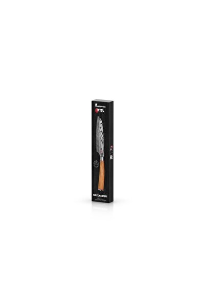 MasterPro Santoku knife TETSU 12.5 cm wood stainless steel