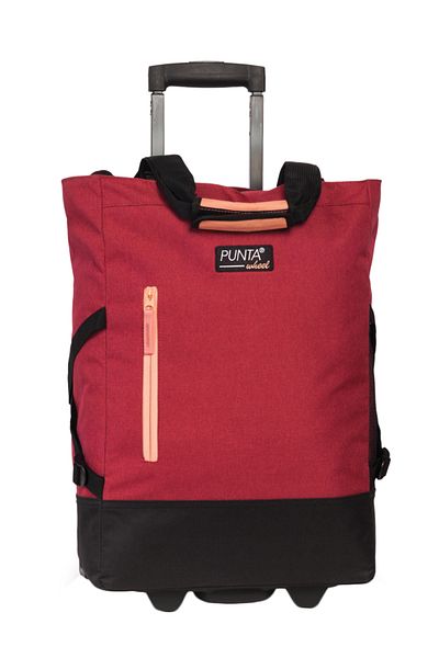 Punta Shopping Trolley, With Wheels, F10183, 50 X 36 X 20 Cm, 36l, Polyester, Red