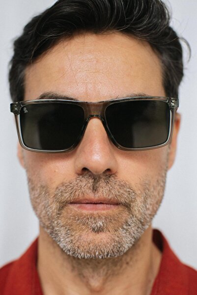 Bilge Karga Bruno Gray Green Men's Sunglasses
