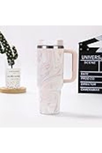 STANELY QUENCH Cup Stainless Steel Vacuum Insulated Tumbler with Lid and Straw for Water, Iced Tea or Coffee