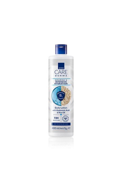 AVON Care Derma Nourish Intensive Hydration Body Lotion with Hyaluronic Acid and Rice Oil