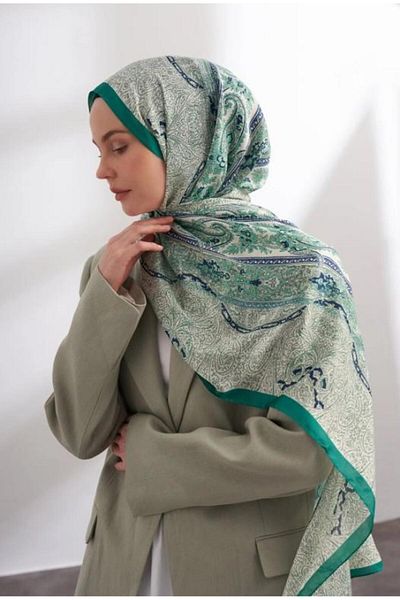 ARMANDA Imported Voile Nuit Pattern Shawl 04463-Benetton