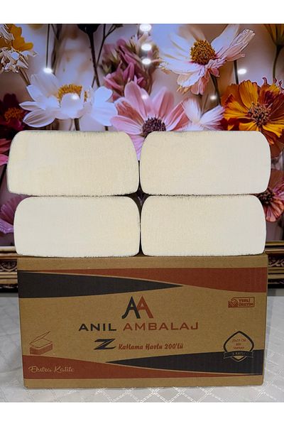 ANIL AMBALAJ Z Fold Paper Towel Dispenser Napkin 10 Packs of 200