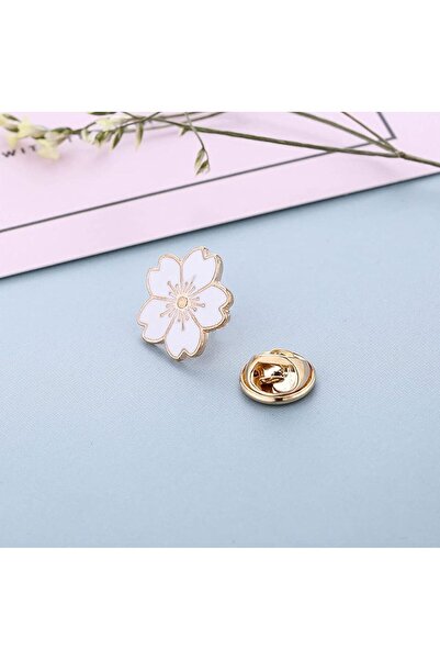 OZN AKSESUAR kadın broş, iğneli broş, klipsli broş, yaka broşu, çeket yaka iğnesi, mineli broş, zambak B23