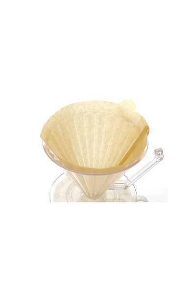 motor starter Set 100 filtre hartie (stil V60), destinat pentru filtru permanent cafea V-Shape V60, maro