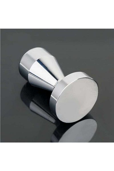 motor starter Tamper inox/presa pentru cafea, baza 51 mm, argintiu