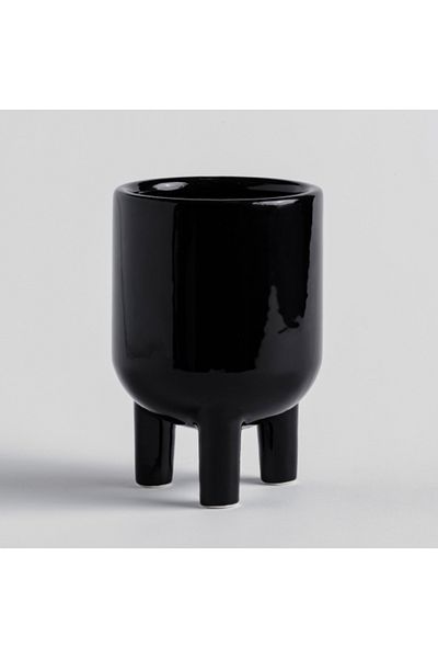 HomeVibes Ghiveci Dalga black
