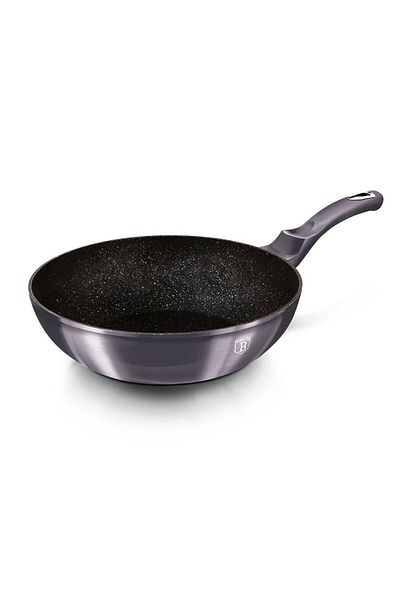 Berlinger Haus WOK pan with marble surface 28 cm Carbon PRO Line