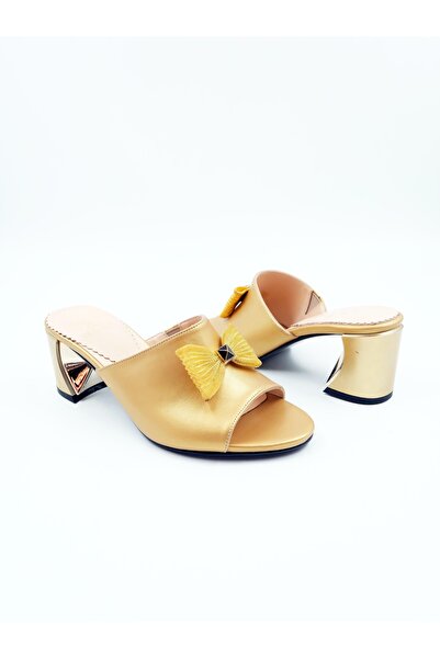 Tenau Papuci de damă din piele naturală