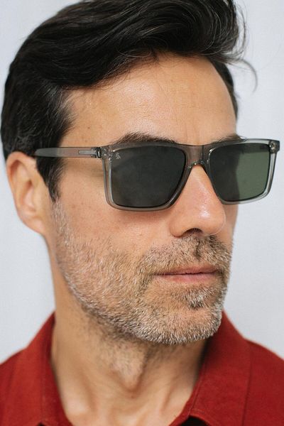 Bilge Karga Bruno Gray Green Men's Sunglasses