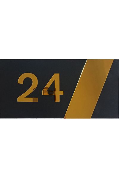 Mars Decorative Theme Circle, Door, Hotel, Room, Shop Number - 10 X 20 cm