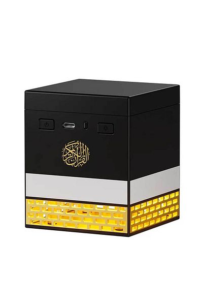 D&H Multi-LED Rechargeable Oud Burner with Quran Speaker, Remote & App Control – Muslim Bakhoor