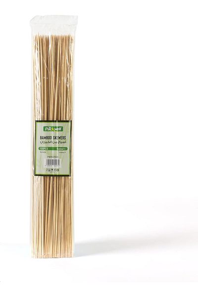 Packwell Bamboo Skewers 14" 100pcs