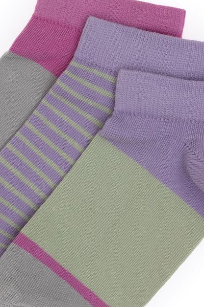 U.S. Polo Assn. Women's 3-Piece Booties Socks 50311366-Vr034