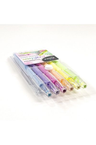 Kidea Set of 6 pens, pastel colors, Kidea DPK6KA