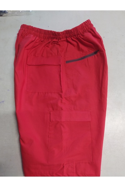butikdünyası Shorts*** 6 Pockets ((with Cargo Pockets)) Light Lycra with Zippered Laces