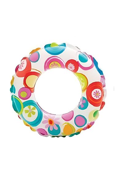 Intex Lovely Print Swim Ring for Kid Inflatable Pool Float Swim Circle 25X25X15 cm