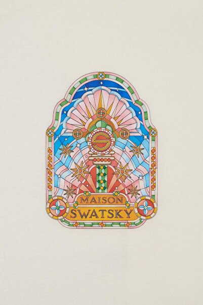 SWATSKY BG Store Kız Çocuk Krem Tshirt