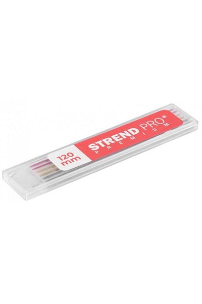 Strend Pro Mina de rezerva pentru creion tamplar, mecanic, HB, set 6 buc, 120 mm, Strend Pro