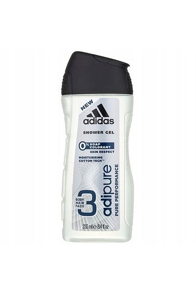 adidas Shower gel for men, Adidas, AdiPure Man, 250 ml