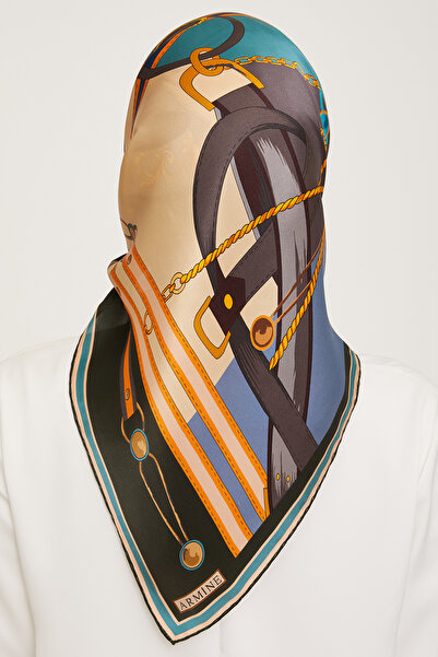 Armine Armine Silk Scarf 9046D (Sura) (Nostalgia)-50
