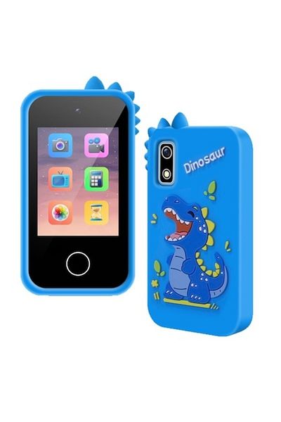zyteq Telefon inteligent copii ZYTEQ®️ A10, 2.8", HD 1080P, jocuri, muzica, husa silicon, USB-C