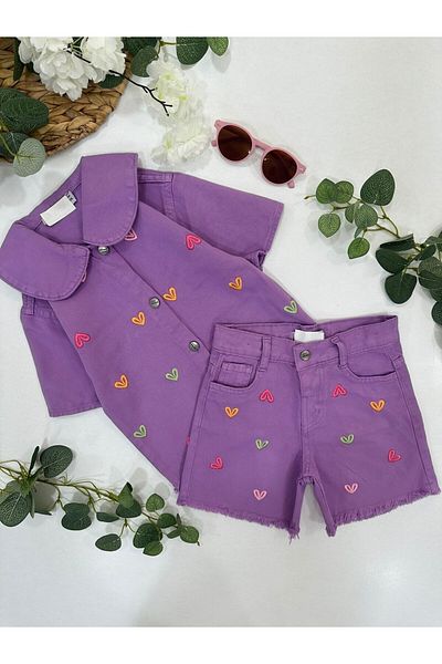 ChibuumKids GIRL'S SHORTS SET