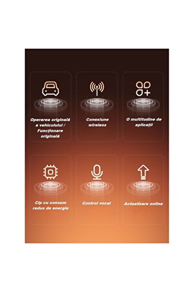 zyteq Adaptor wireless ZYTEQ®️ 4101S CarPlay și Android Auto, WiFi 5GHz, BT, Plug&Play, negru