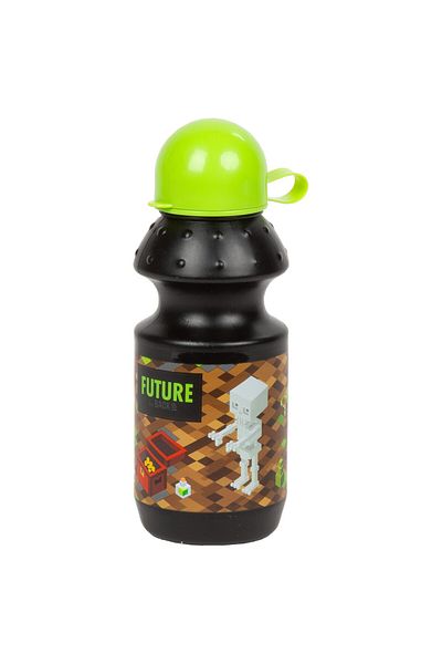 Kidea Water bottle, BackUp, Pixel model, for children, 330ml, 18cm, BKDF35