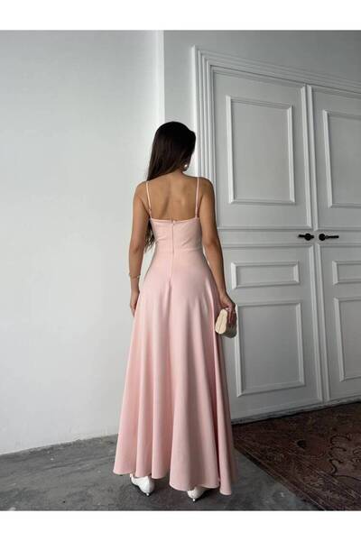 MAXMOOR NATALYA MAXİ PEMBE ELBİSE