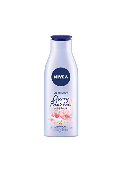 NIVEA Nivea Body Lotion, with Cherry Blossoms and Jojoba Oil, 200 ml