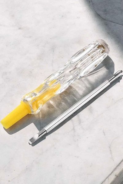 CPU ELEKTRONİK Double Sided Electrical Control Pen Transparent Screwdriver