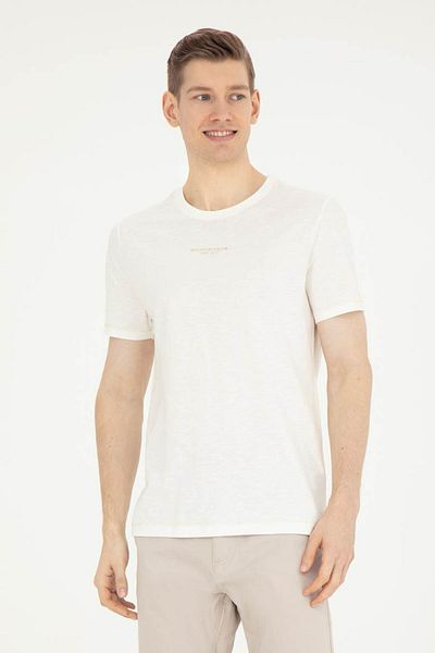 U.S. Polo Assn. Мъжка тениска U.S. Polo Assn. Regular Fit Ecru 1823953