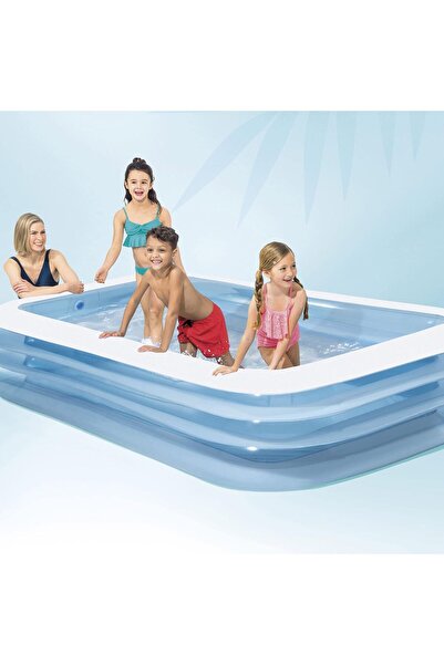 Intex Frosted Rectangular Pool – Blue