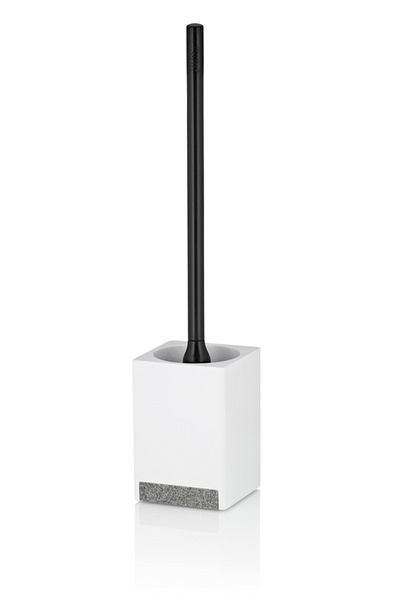Kela Set de toaletă Cube polirășină alb