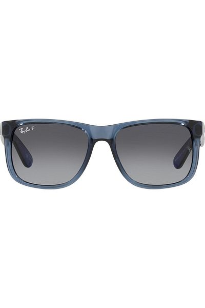 Ray-Ban Ray-Ban Justin RB4165 6596/T3 – Polarized, Transparent Blue, Gradient Gray Lenses