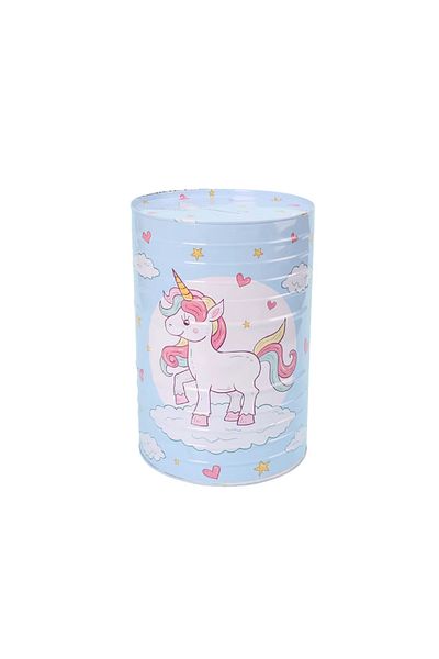 rexa Children’s Metal Piggy Banks – Assorted Designs with Unicorn and Star Patterns