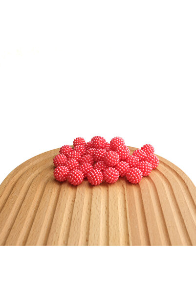 Prestij Boncuk 14 Mm Μούρο Μαργαρίτα Κόκκινο 500 Γρ Χάντρες Μούρου