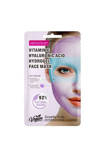 MondSub 1+1 Free Hydrogel Mask with Hyaluronic Acid and Vitamin E