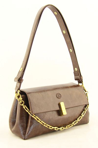 HNB Women's Brown Soft Medium Shoulder Bag